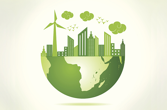 clean-energy ecology concept - save earth